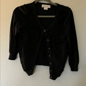 Michael Kors Elegant Black Cardigan